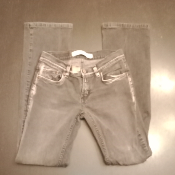 HP!! EUC Express Black Faded Boot Cut 2S Worn Jeans! - Picture 2 of 6